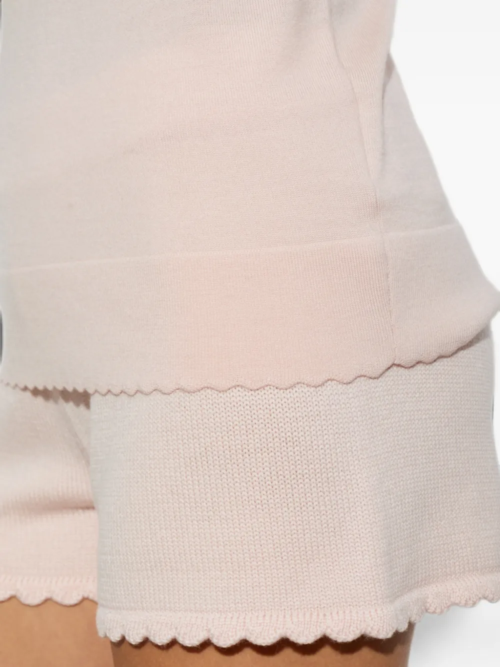 Posse Maisie top met gewelfde rand Roze