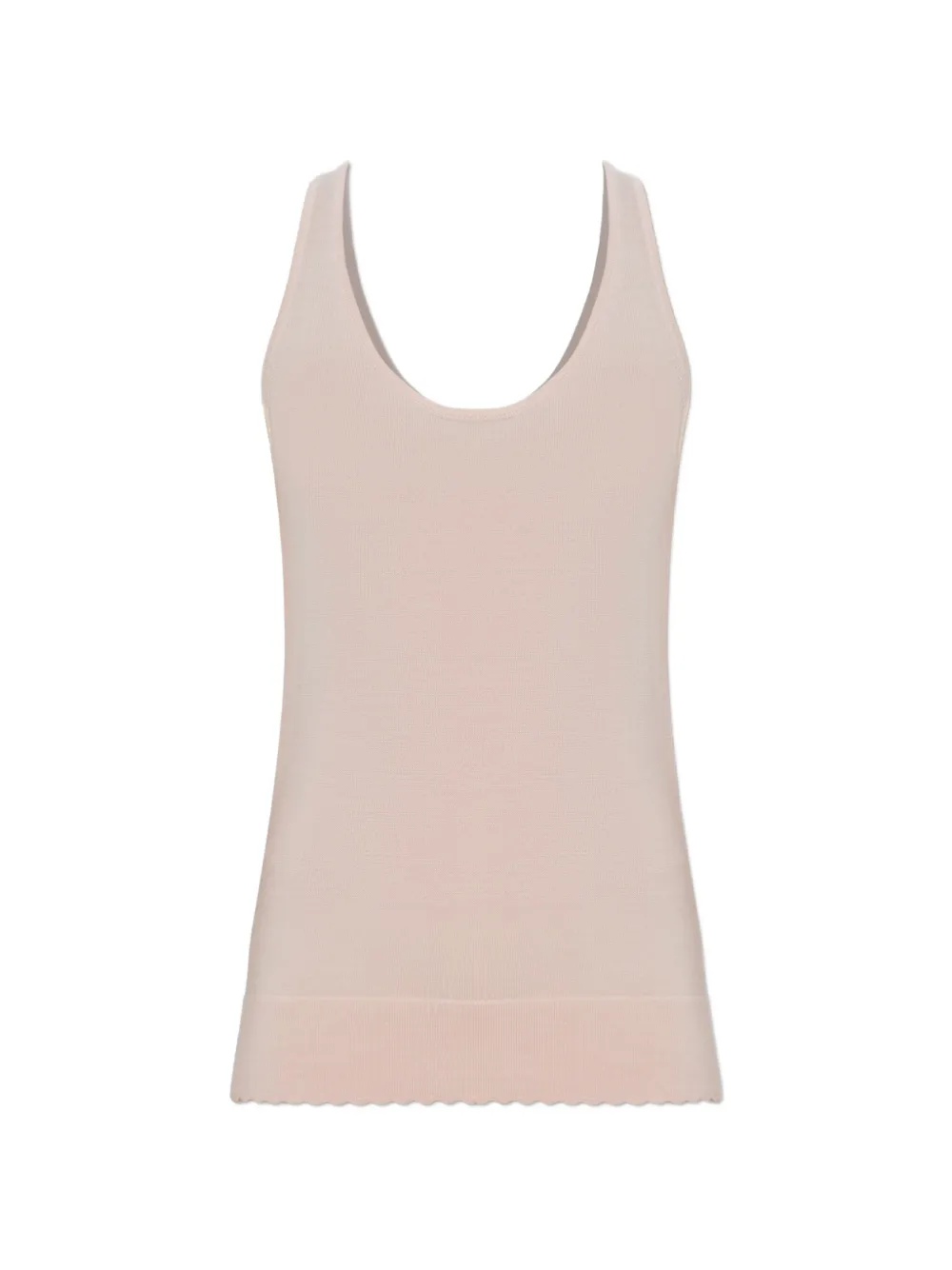 Posse Maisie scallop-edge top - Rosa