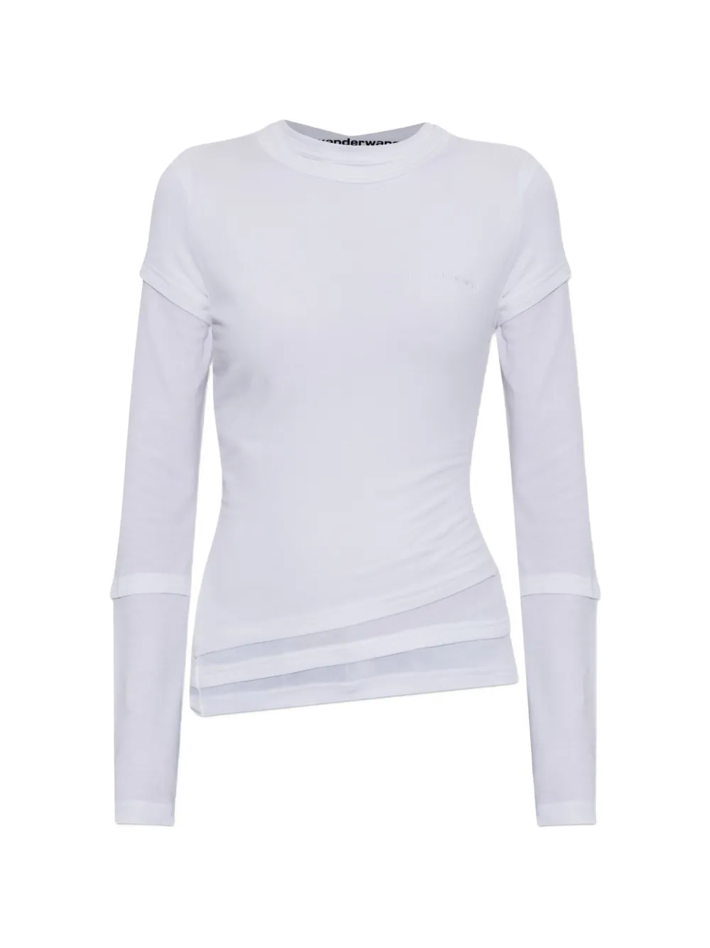 Alexander Wang layered long-sleeve T-shirt - Weiß