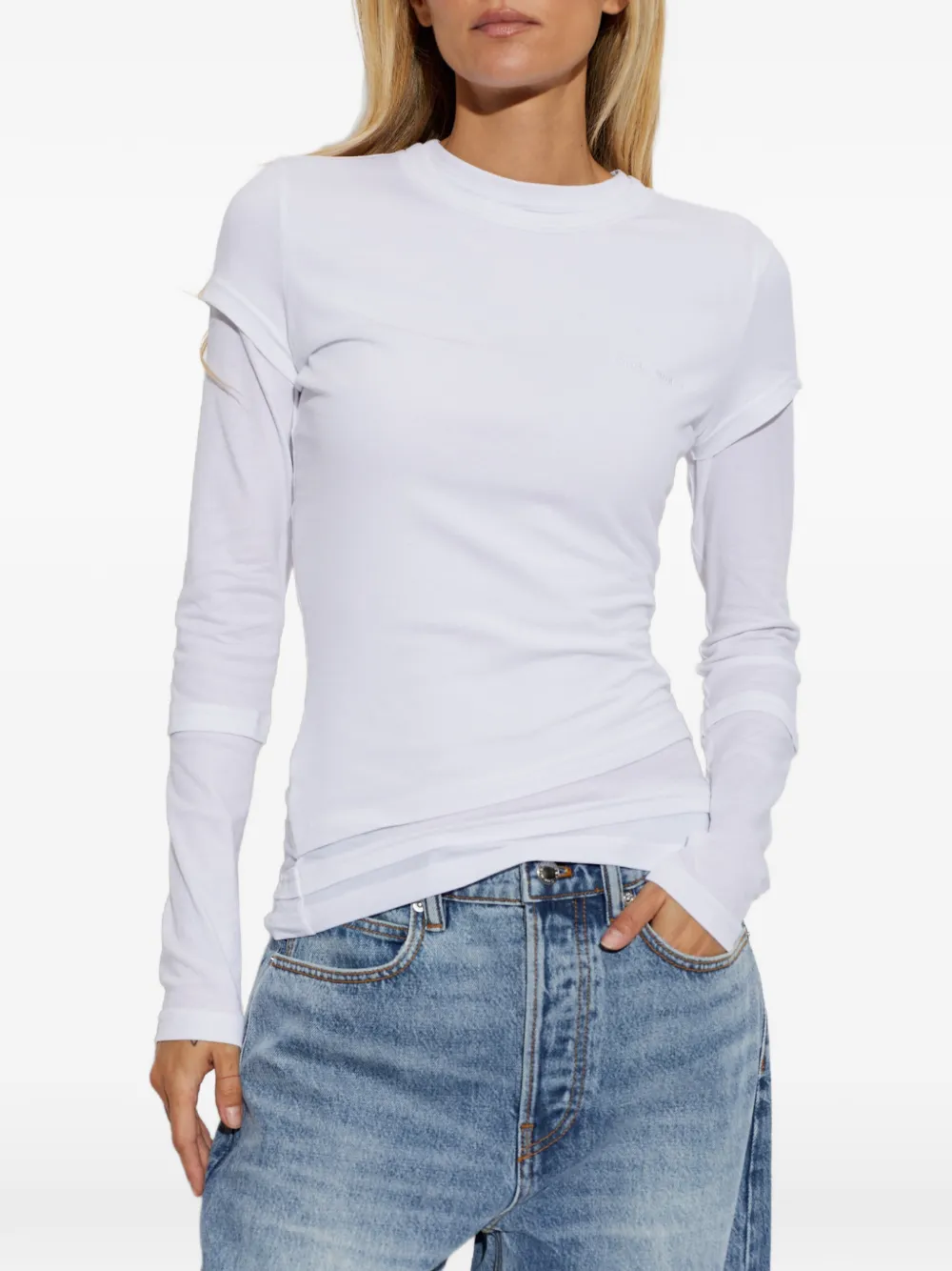 Alexander Wang T-shirt met lange mouwen Wit