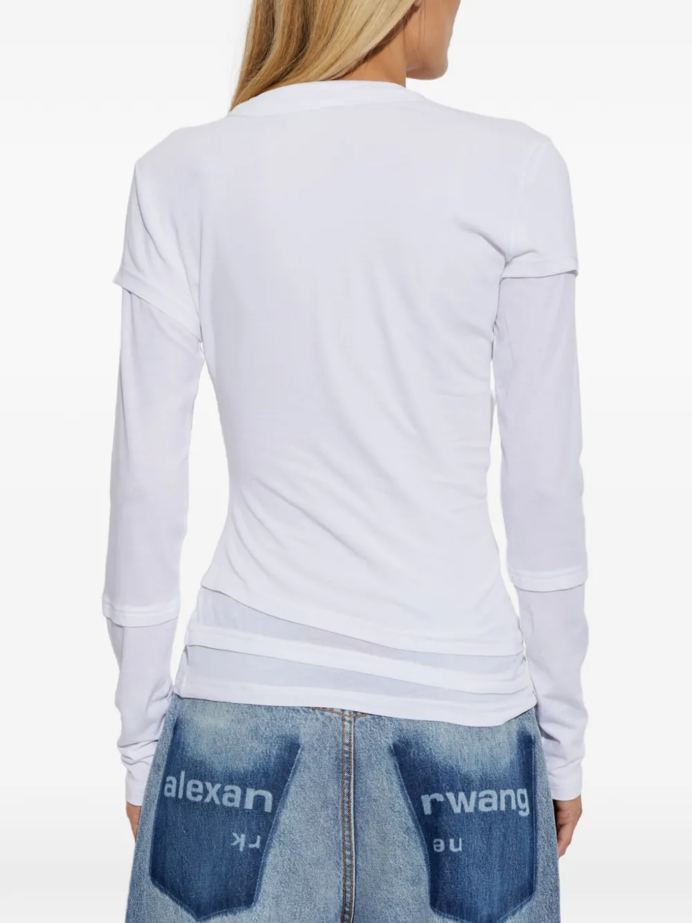 Alexander Wang T-shirt met lange mouwen Wit