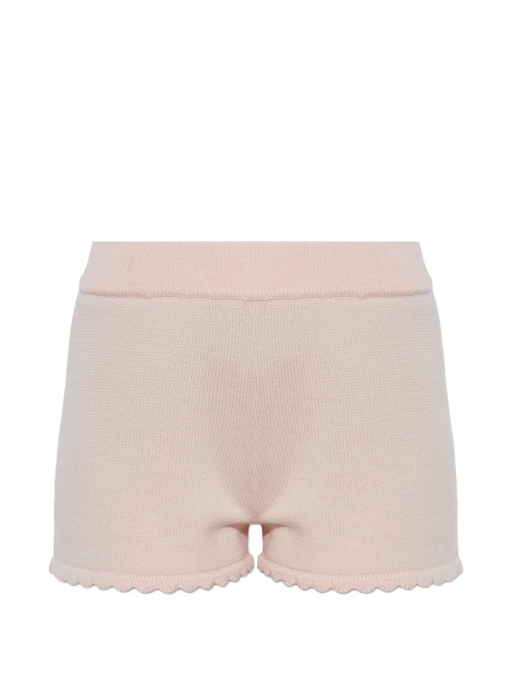Posse Maisie scalloped wool shorts - Rosa
