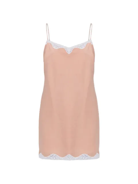 Posse Tabitha lace-trim mini dress