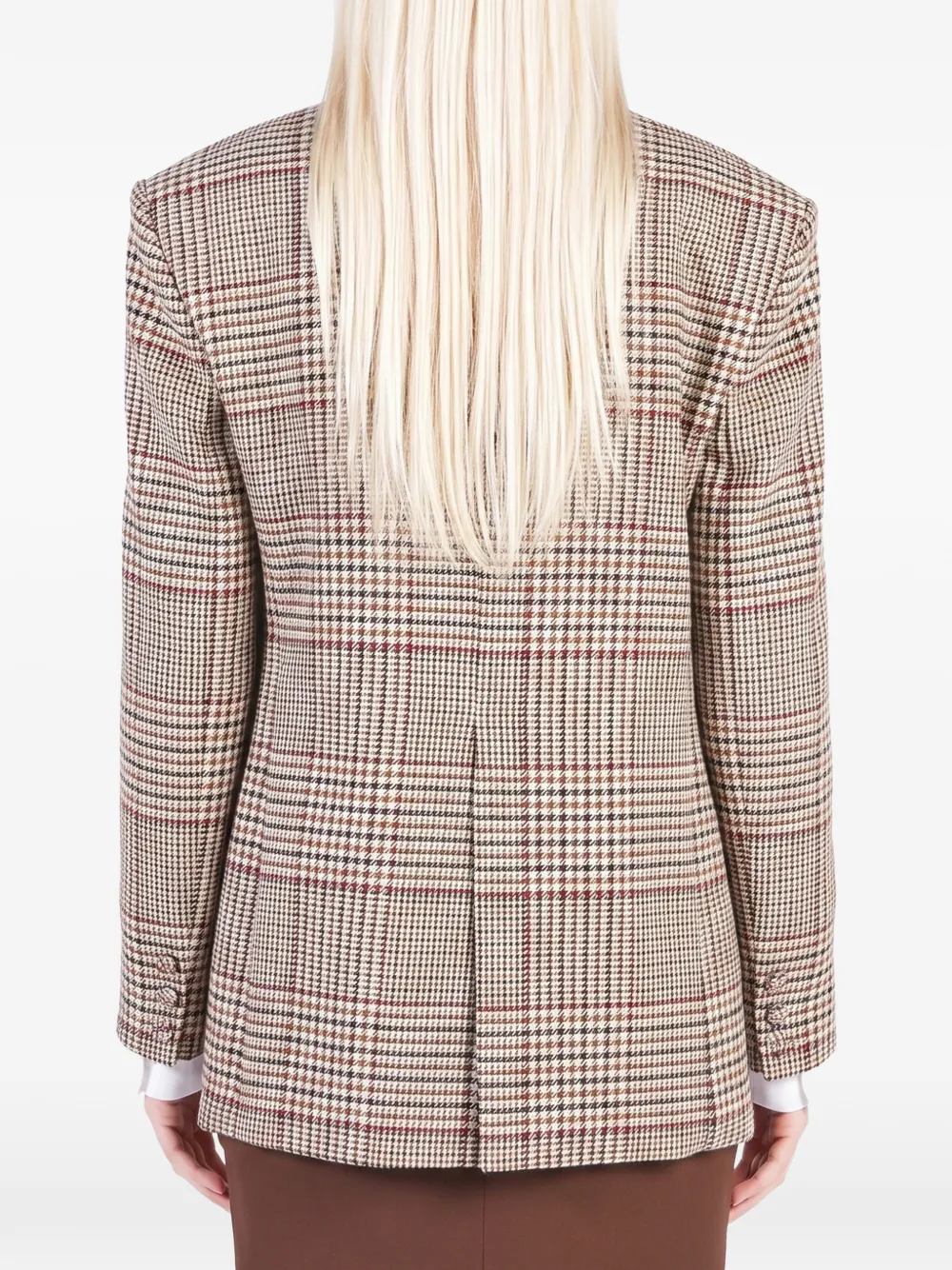 Federica Tosi Geruite blazer Beige