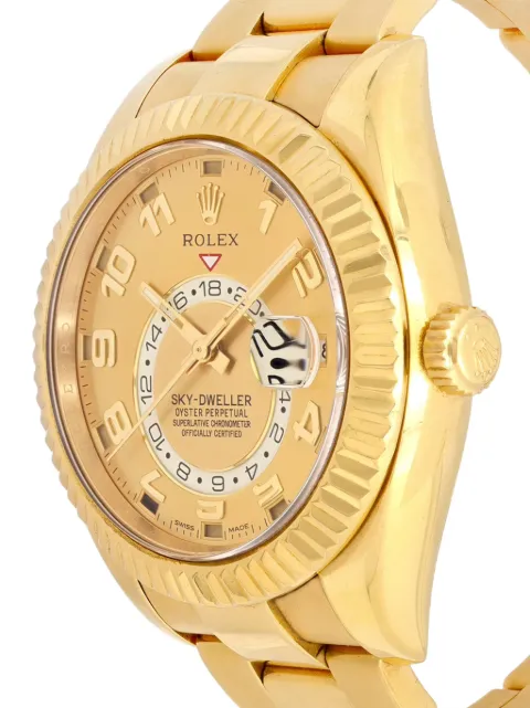 Rolex Sky-Dweller fluted bezel 42mm watch