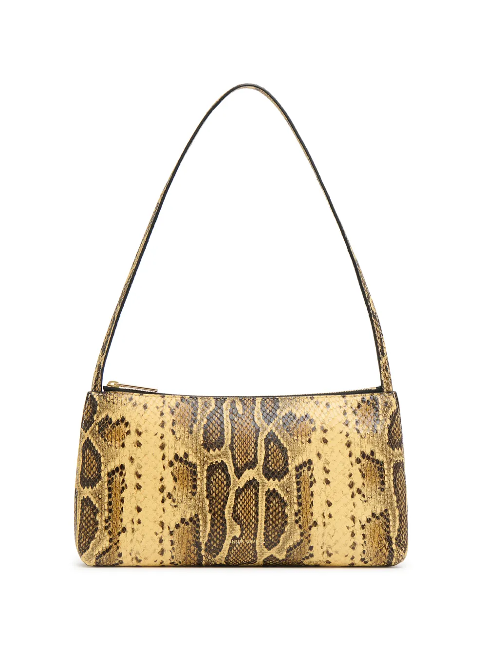 Mansur Gavriel Gaia snake-effect shoulder bag Geel