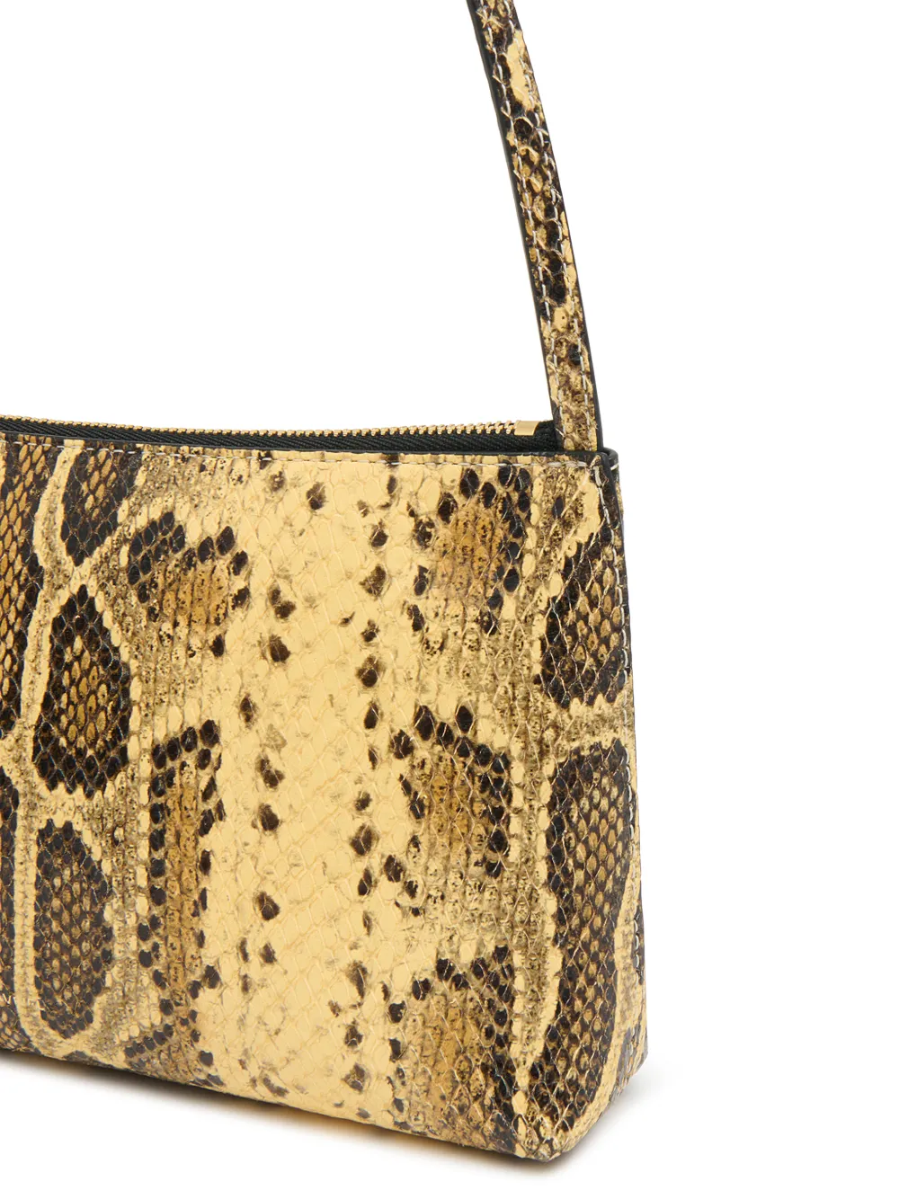 Mansur Gavriel Gaia snake-effect shoulder bag Geel
