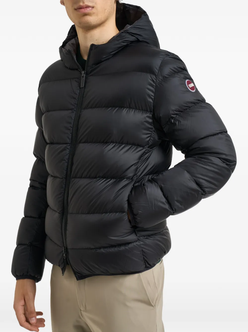 Colmar Gevoerd jack met capuchon Zwart