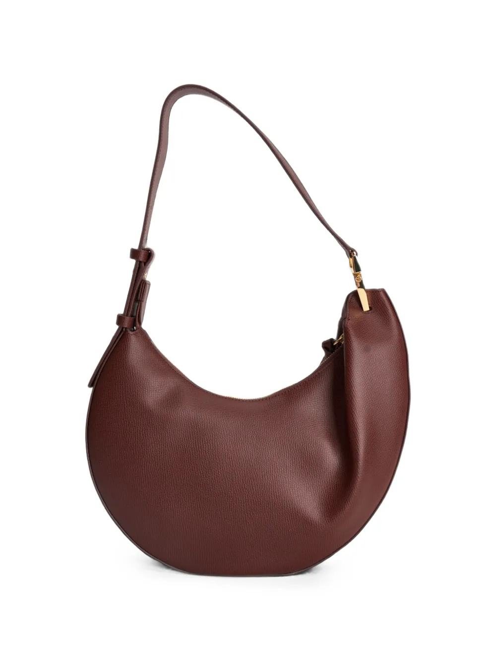 Emporio Armani 1981 Crescent schoudertas met textuur Rood
