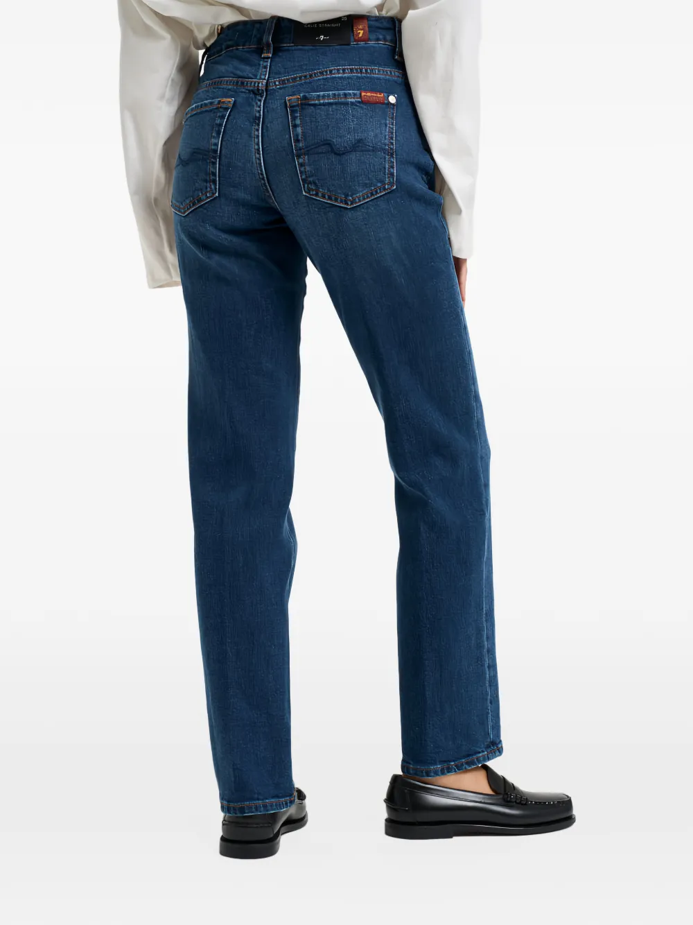 7 For All Mankind Calie straight jeans Blauw