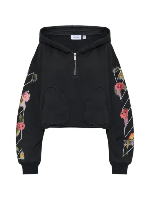 Off-White cropped sweatshirt with logo