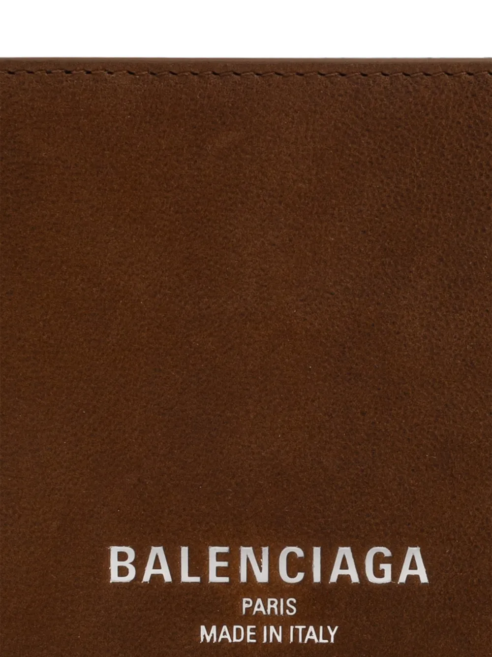 Balenciaga Credit vierkante gevouwen portemonnee Bruin