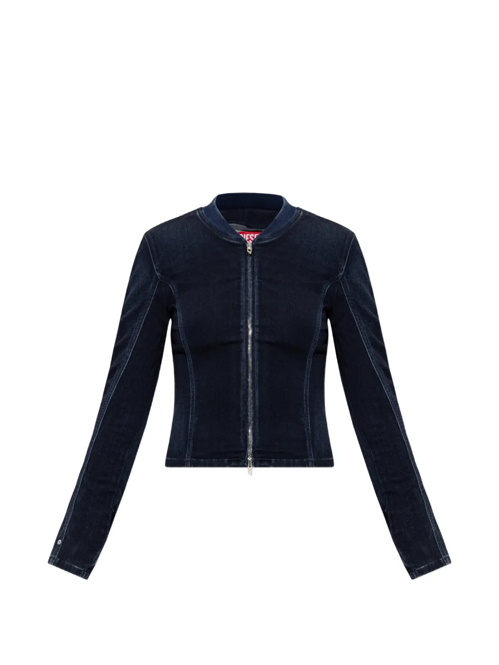 Diesel cropped jacket in JoggJeans - Blau