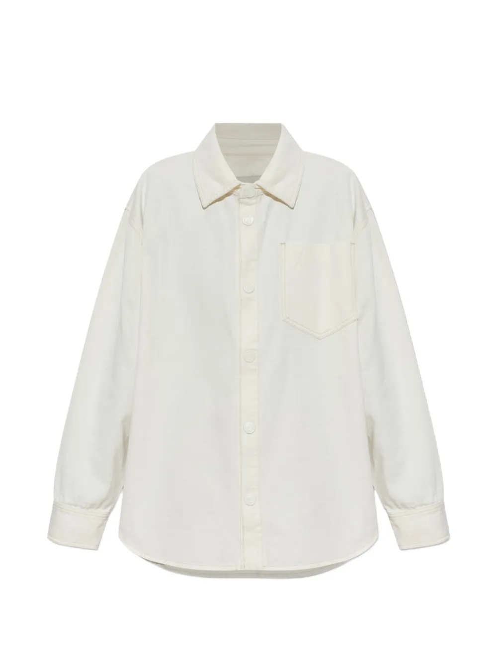 AMI Paris Ami de Coeur denim shirt - Nude