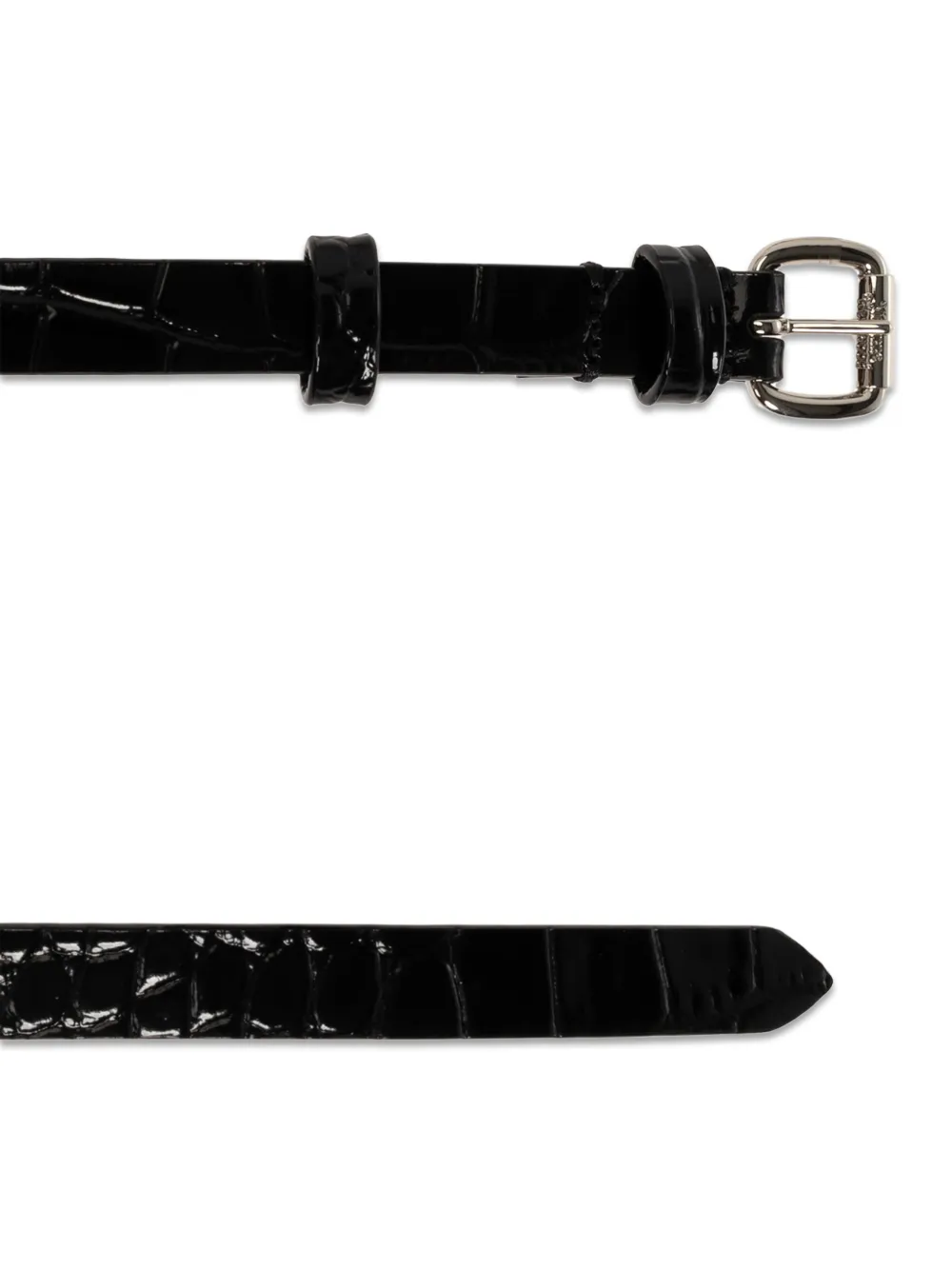 Vivienne Westwood Alex Orb mini-stud riem Zwart