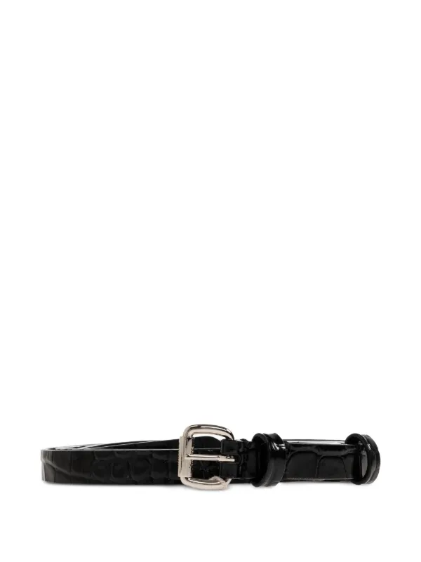 Vivienne Westwood Mini Alex Orb Stud Belt in Black