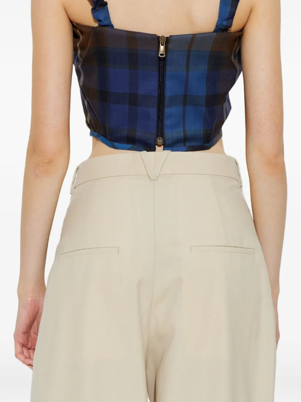 Vivienne Westwood Sunday korset top Blauw