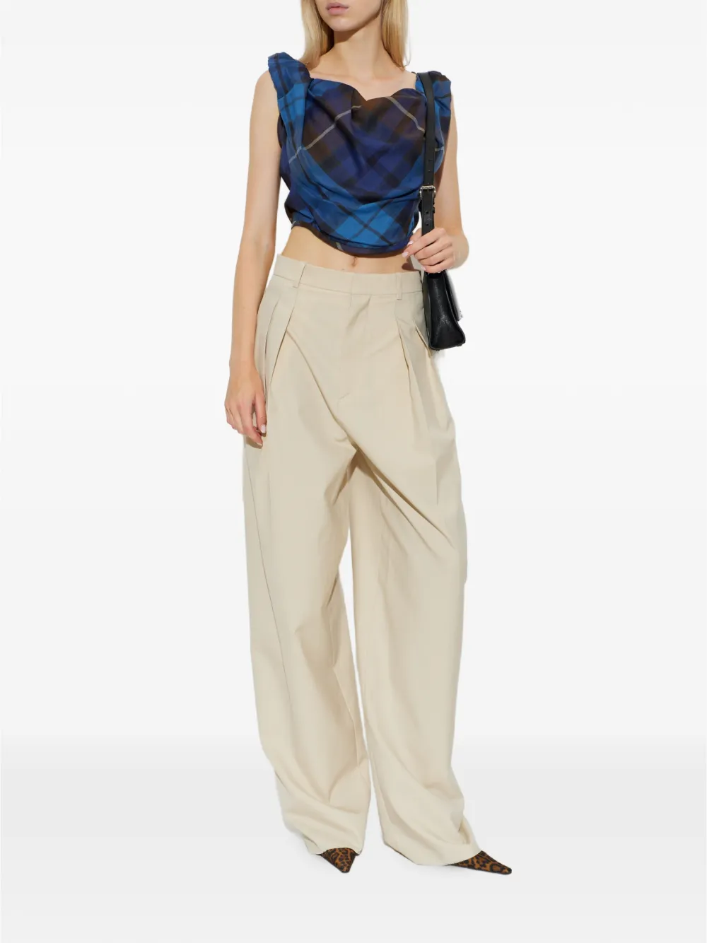 Vivienne Westwood Sunday korset top Blauw