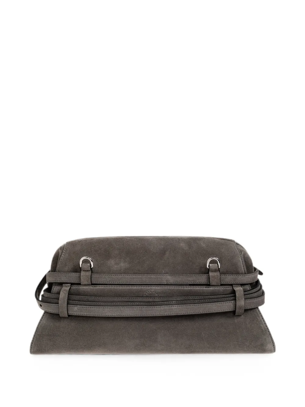 Moschino Grote Tie Me clutch Grijs