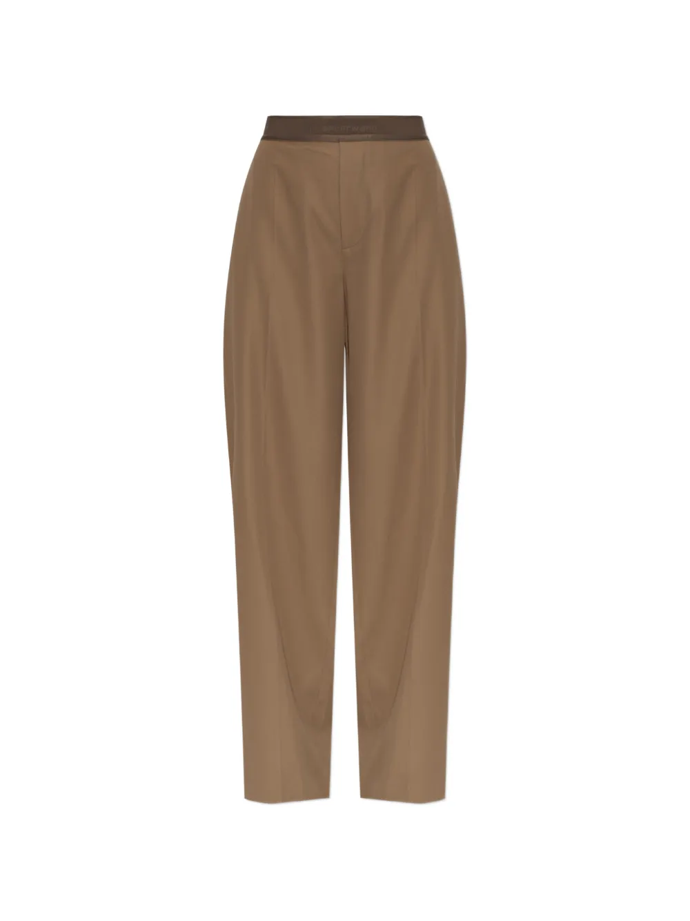 Alexander Wang logo-waistband palazzo pants