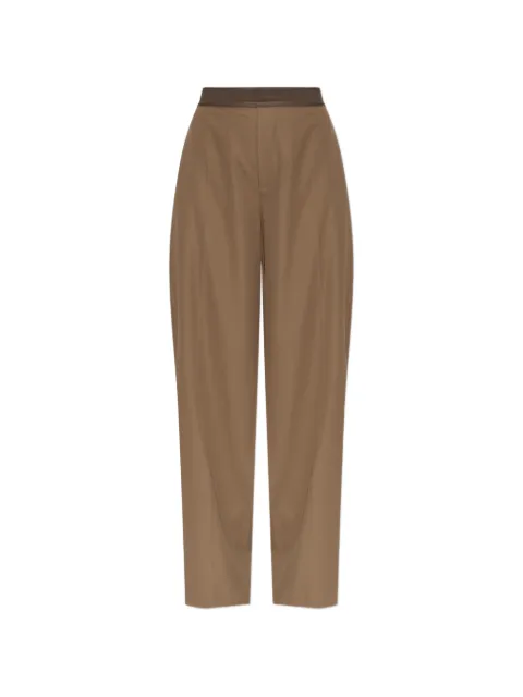 Alexander Wang logo-waistband palazzo pants