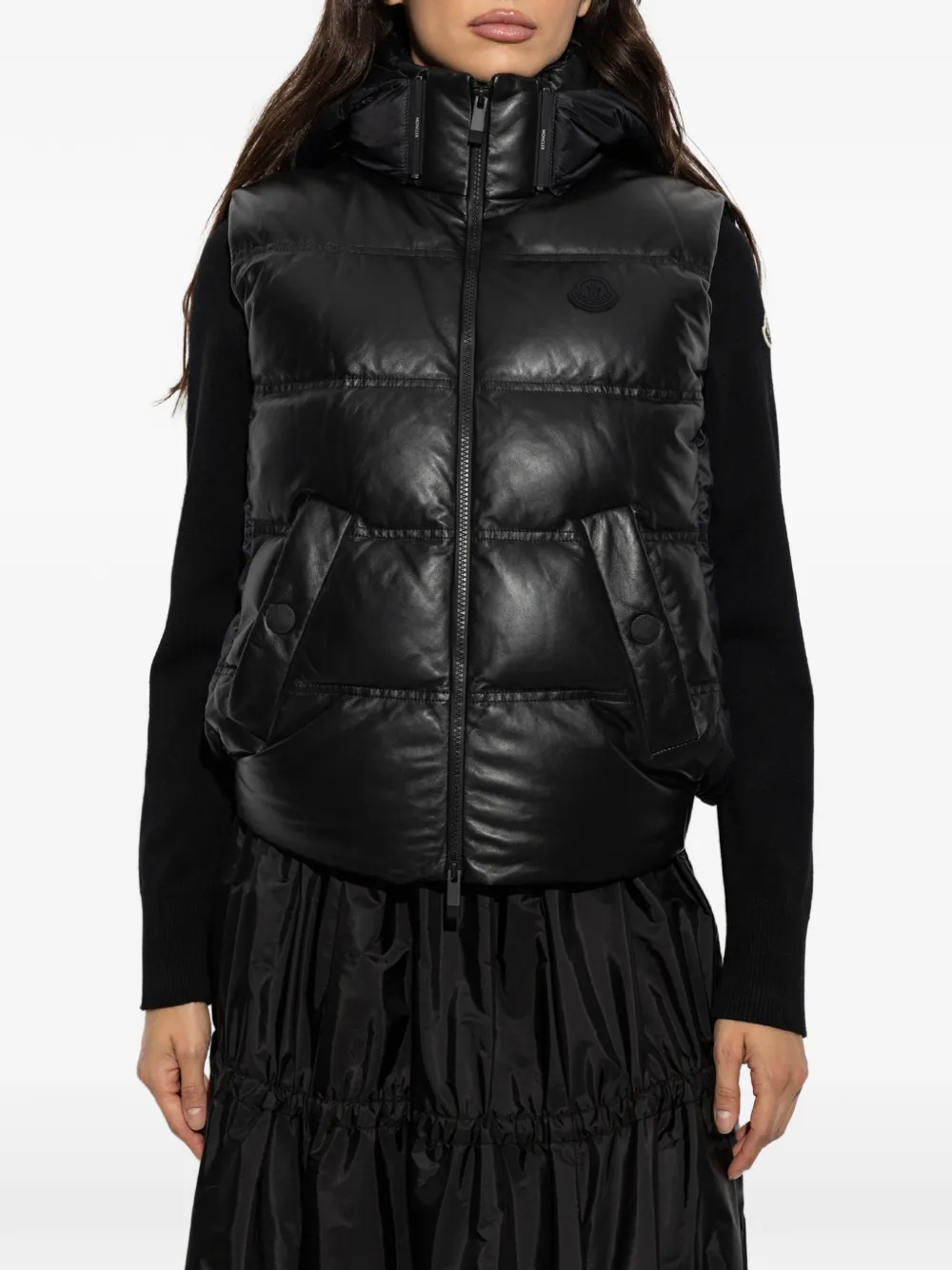 Moncler Impression bodywarmer Zwart