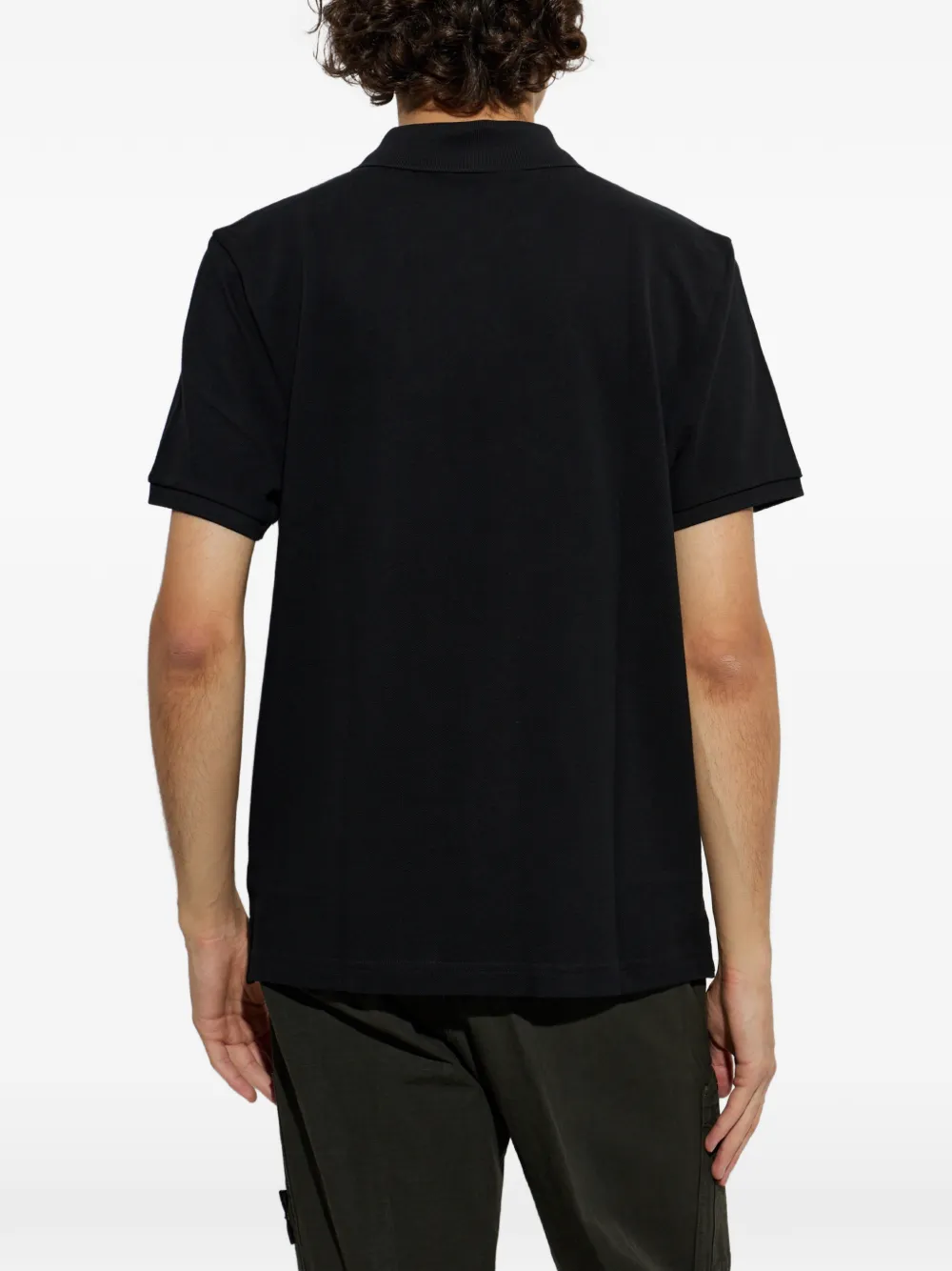Moose Knuckles Poloshirt met logopatch Zwart