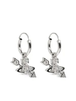 Vivienne Westwood Octavie ドロップピアス | シルバートーン