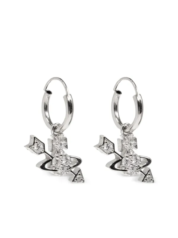 Vivienne Westwood Kiri オーブ フープピアス | シルバートーン