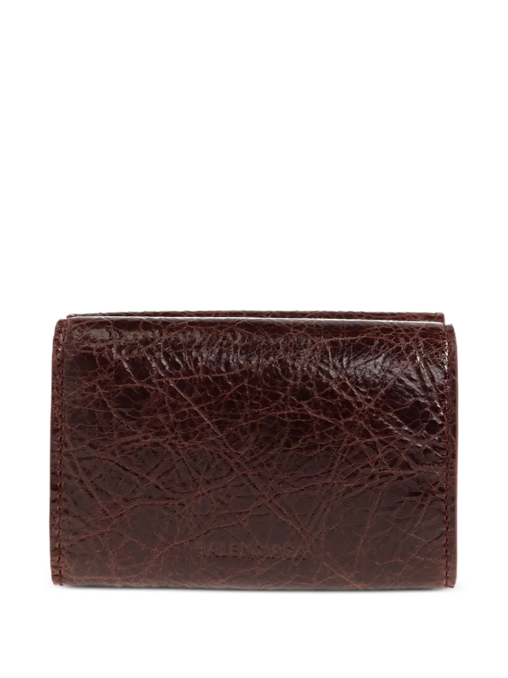 Balenciaga Le City mini-portemonnee in bessenrood