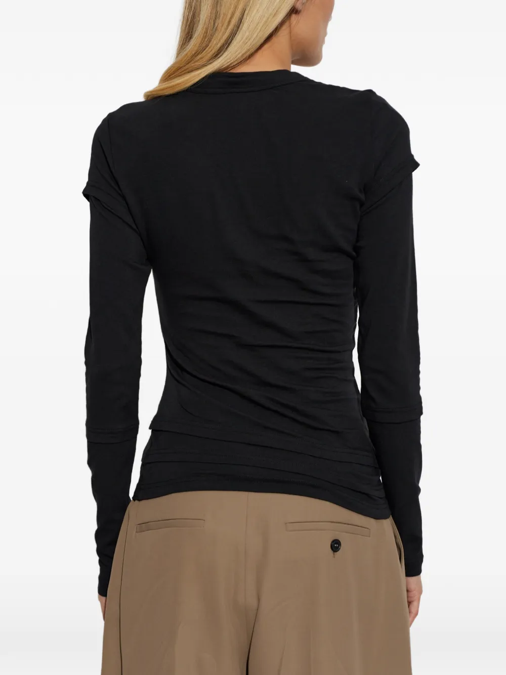 Alexander Wang T-shirt met lange mouwen Zwart