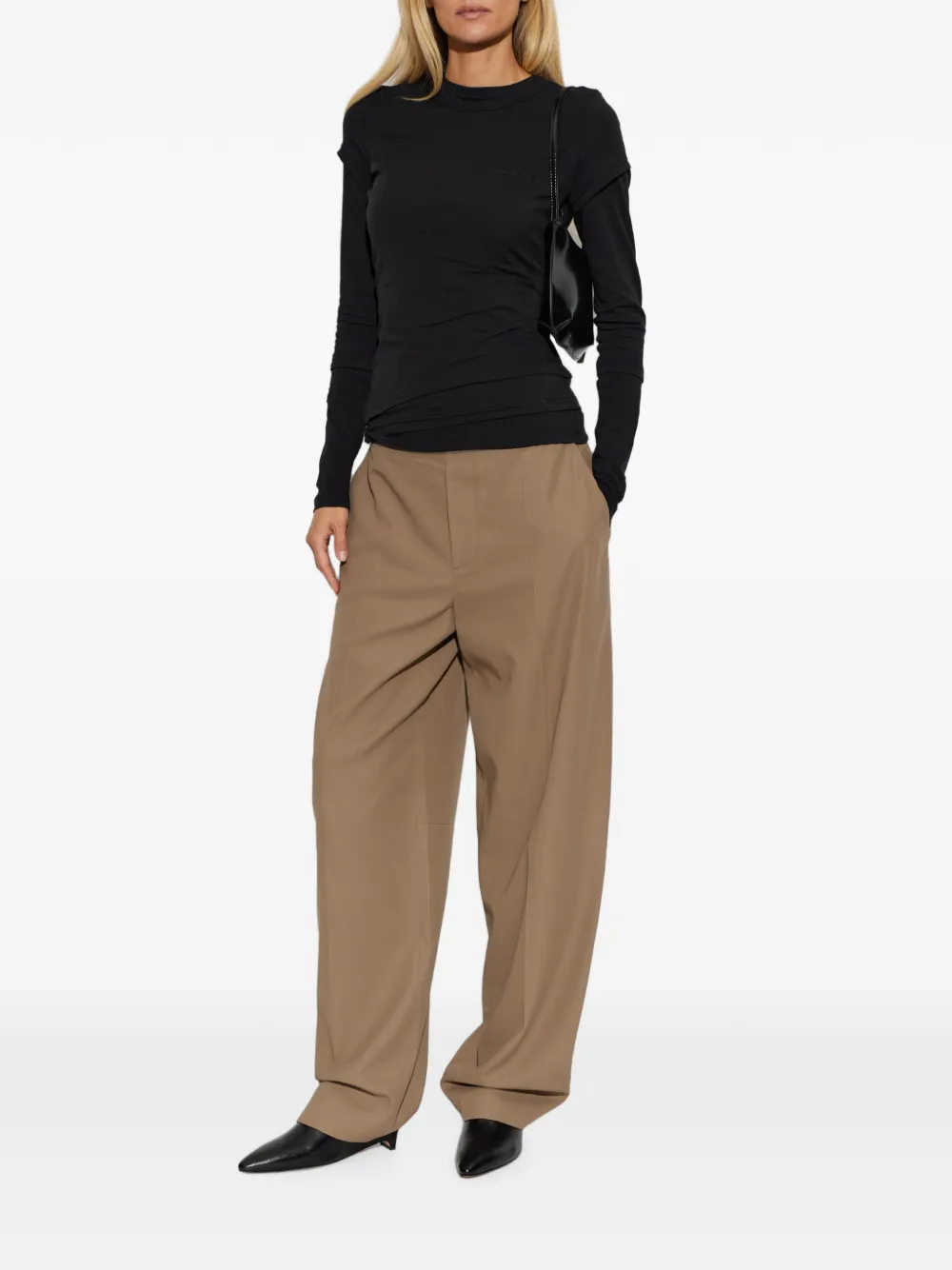 Alexander Wang T-shirt met lange mouwen Zwart