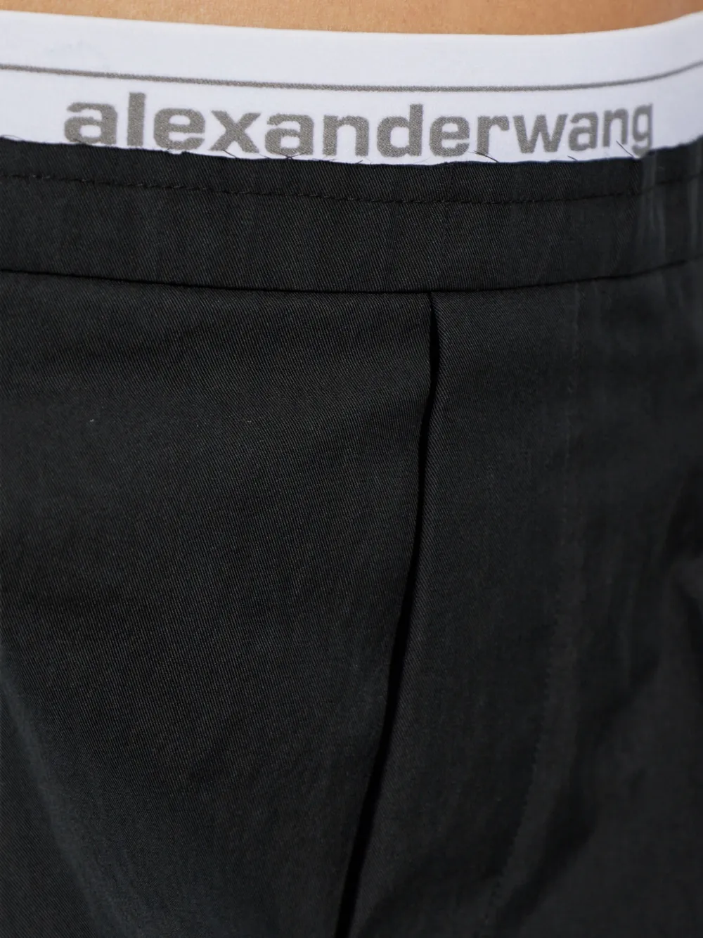 Alexander Wang Broek met logoband Zwart