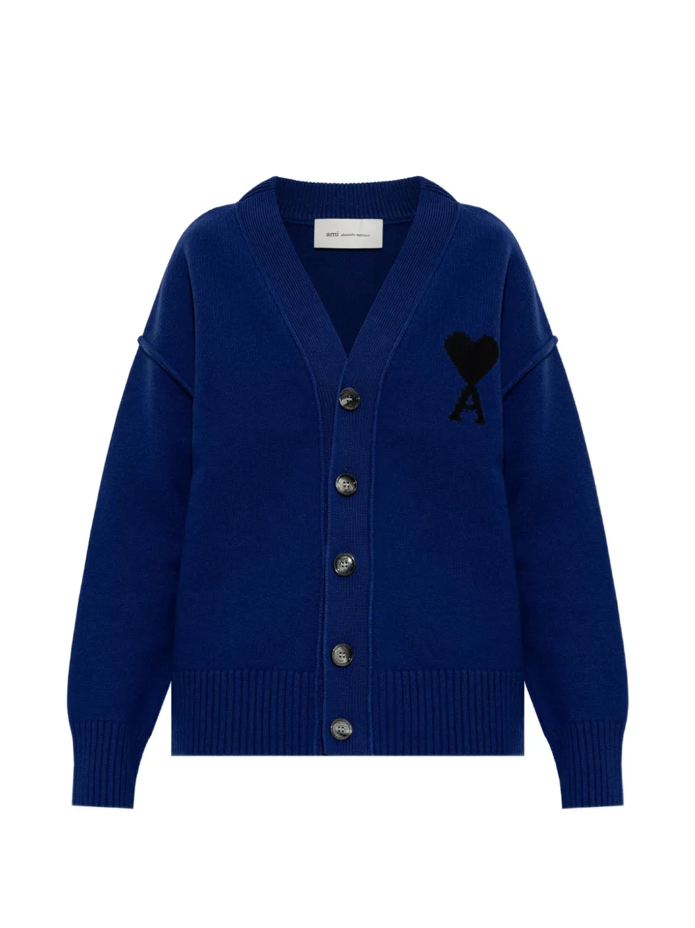 AMI Paris Ami de Coeur cardigan - Blau