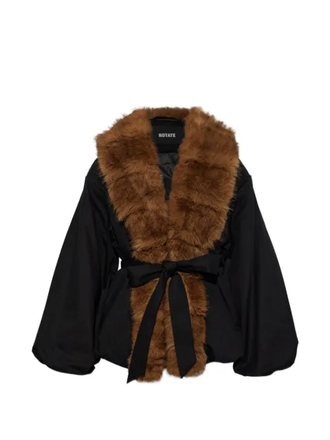 ROTATE BIRGER CHRISTENSEN faux-fur collar jacket