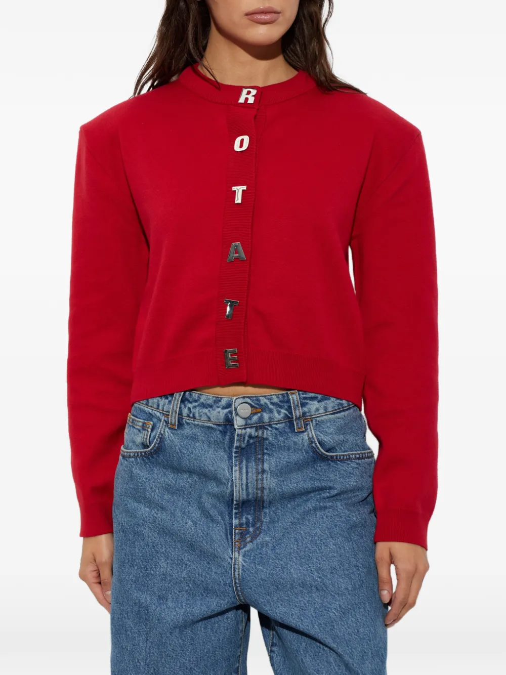 ROTATE BIRGER CHRISTENSEN Gebreid vest Rood