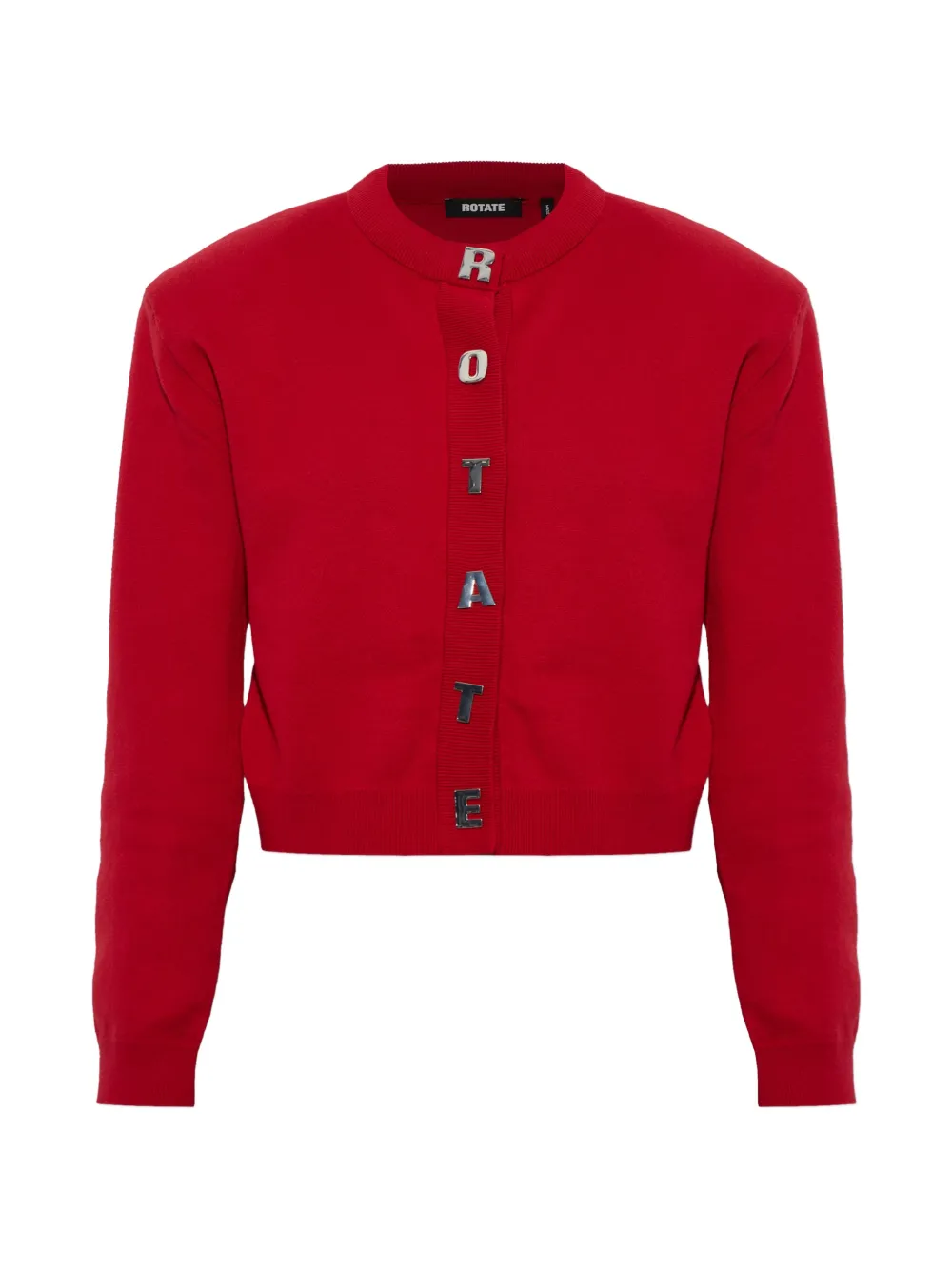 ROTATE BIRGER CHRISTENSEN firm-knit cardigan red - Rosso