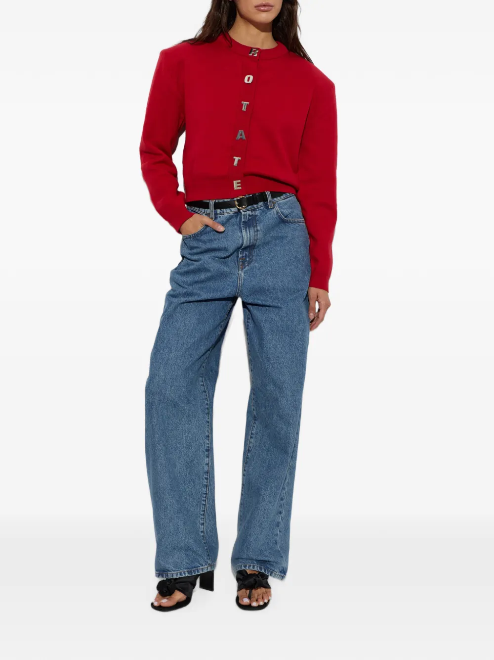ROTATE BIRGER CHRISTENSEN Gebreid vest Rood