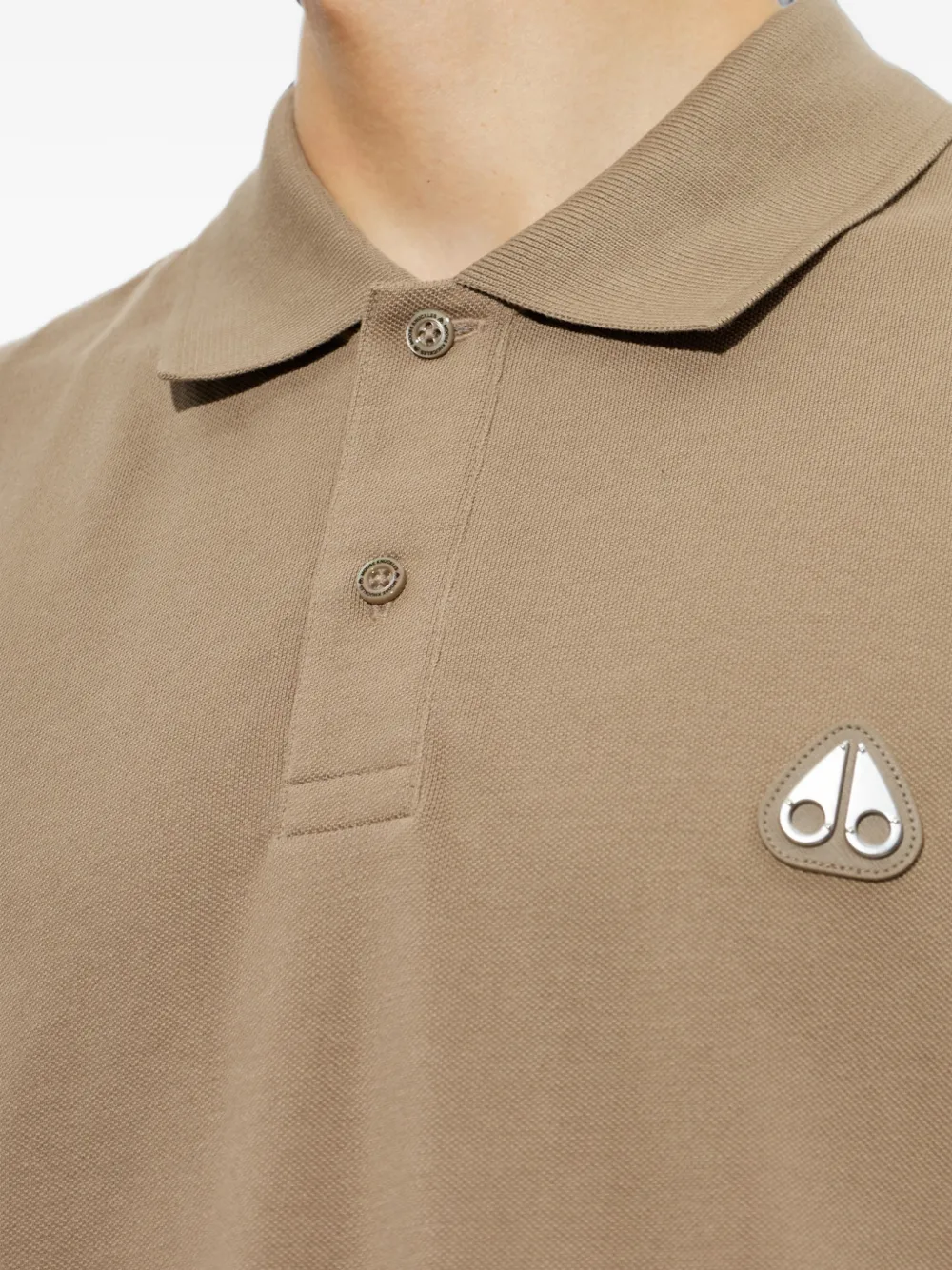 Moose Knuckles Everett poloshirt Bruin