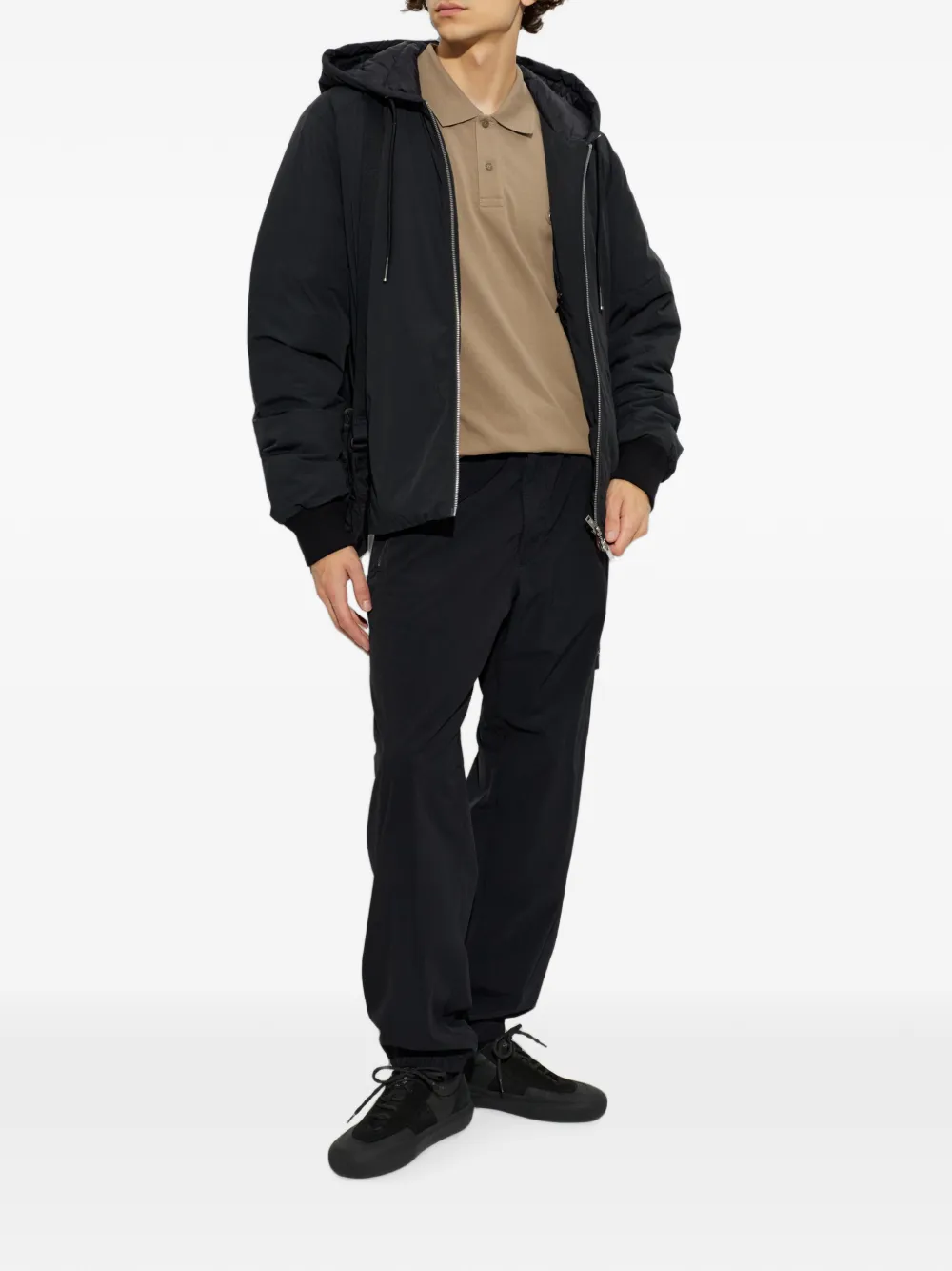 Moose Knuckles Everett poloshirt Bruin