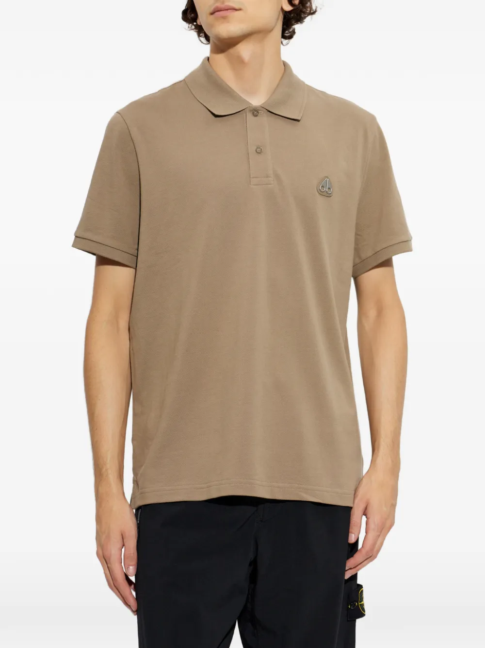 Moose Knuckles Everett poloshirt Bruin