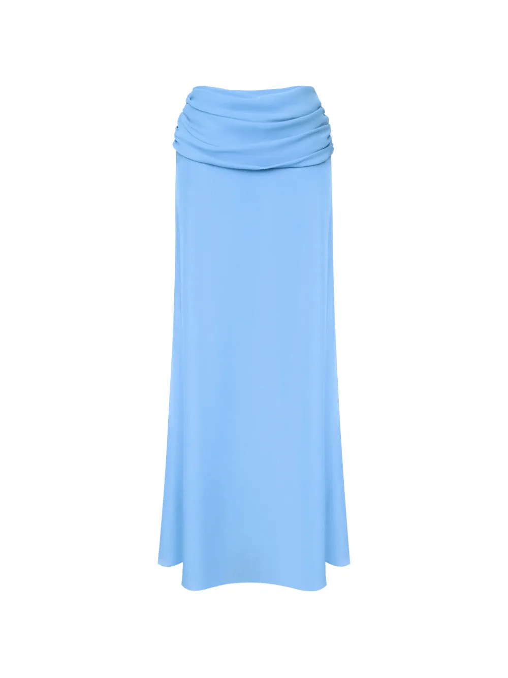 POST MERIDIEM draped chiffon maxi skirt