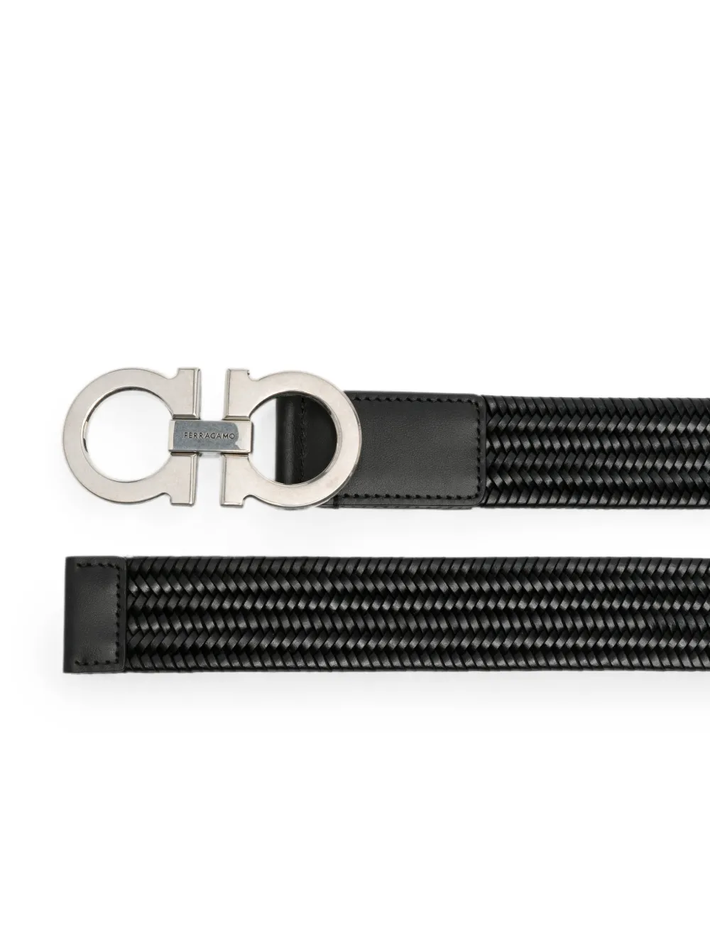 Ferragamo Gancini riem Zwart
