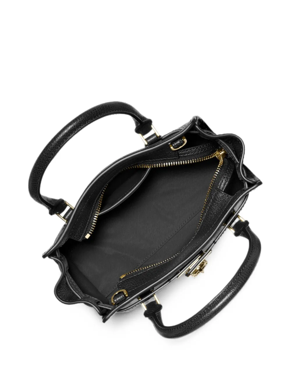 Michael Kors Extra kleine Hamilton Moderne verstelbare leren crossbodytas Zwart