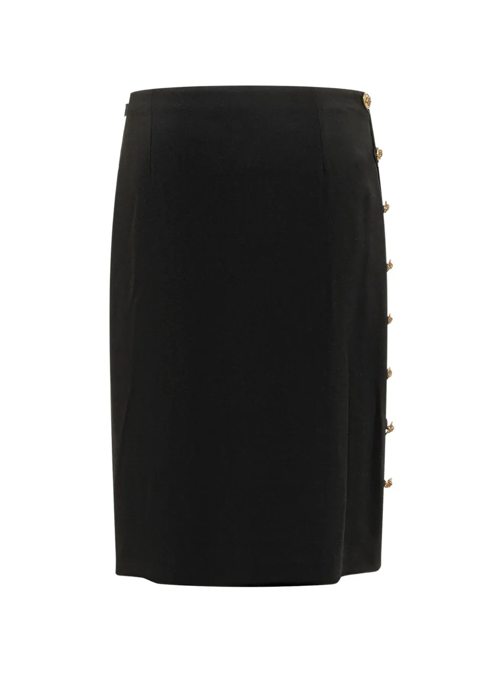 Versace Midi-rok met knopen Zwart