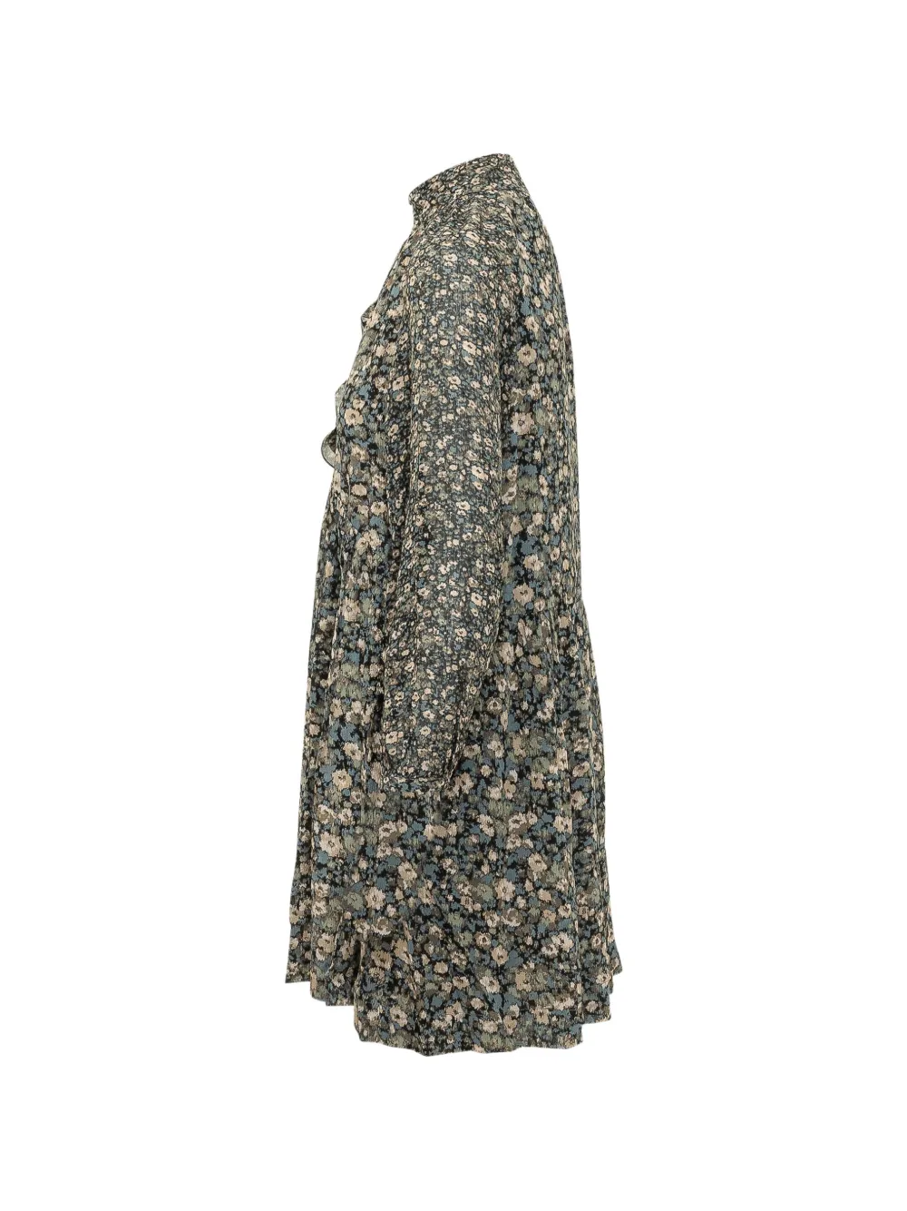 Ba&Sh Kimia mini-jurk met bloemenprint en ruches Groen