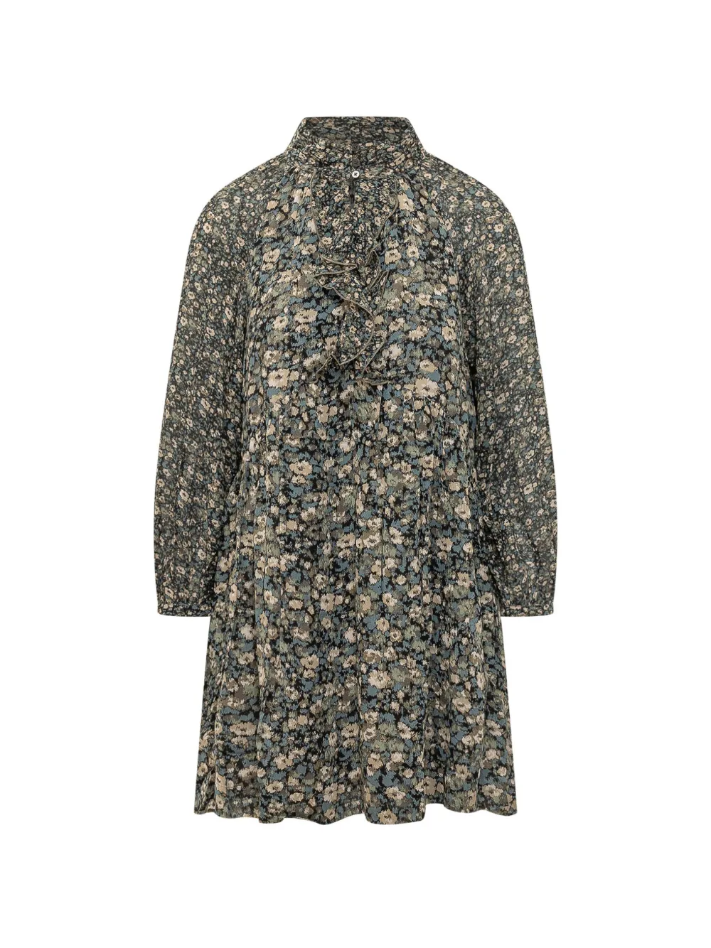 Ba&Sh Kimia ruffled floral-print mini dress
