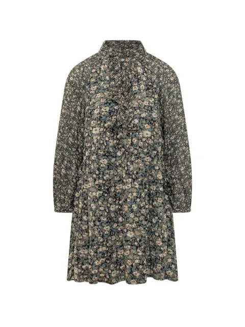 Ba&Sh Kimia ruffled floral-print mini dress