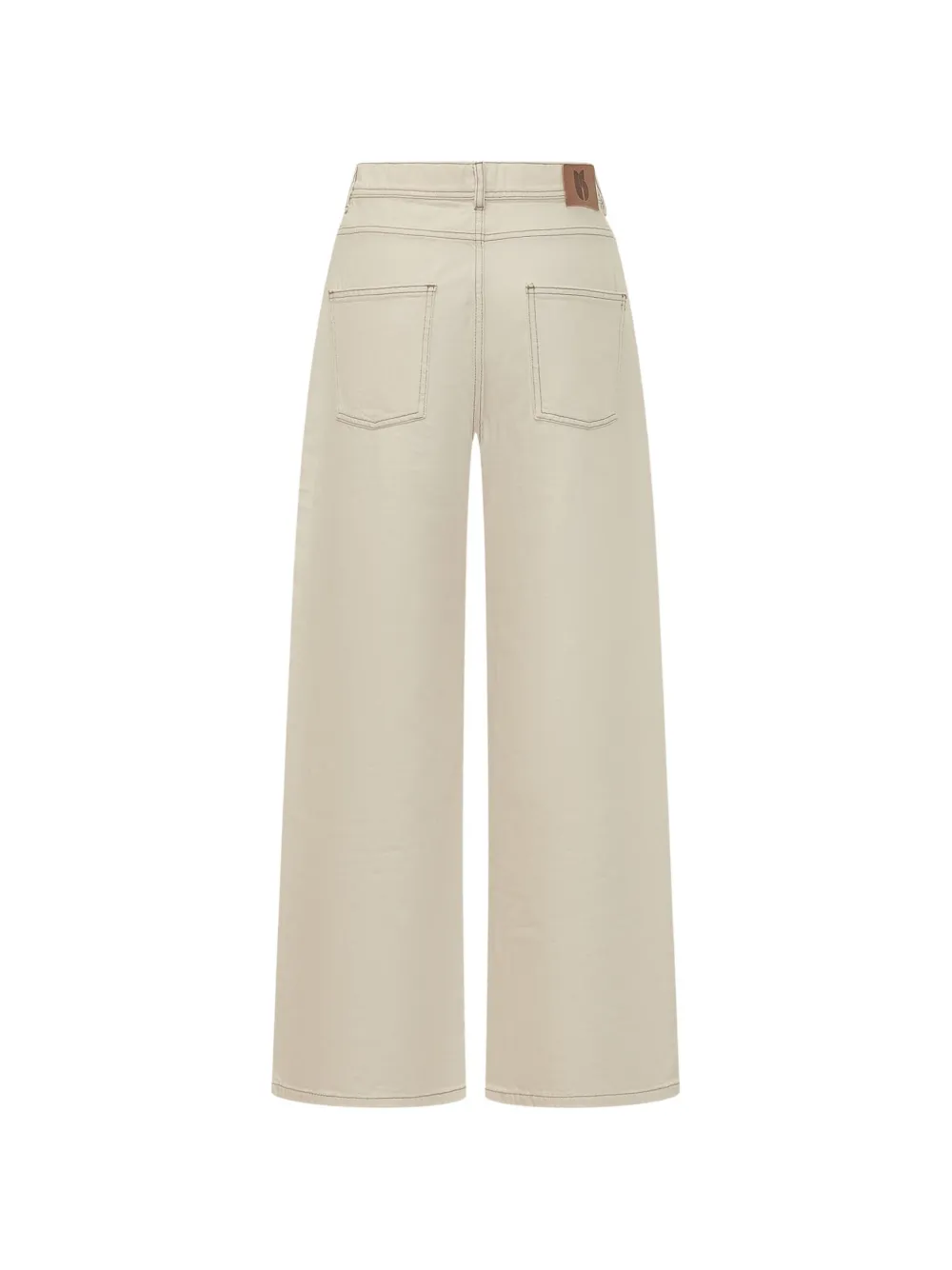 Ba&Sh Zoel jeans met opgestikte zak Beige