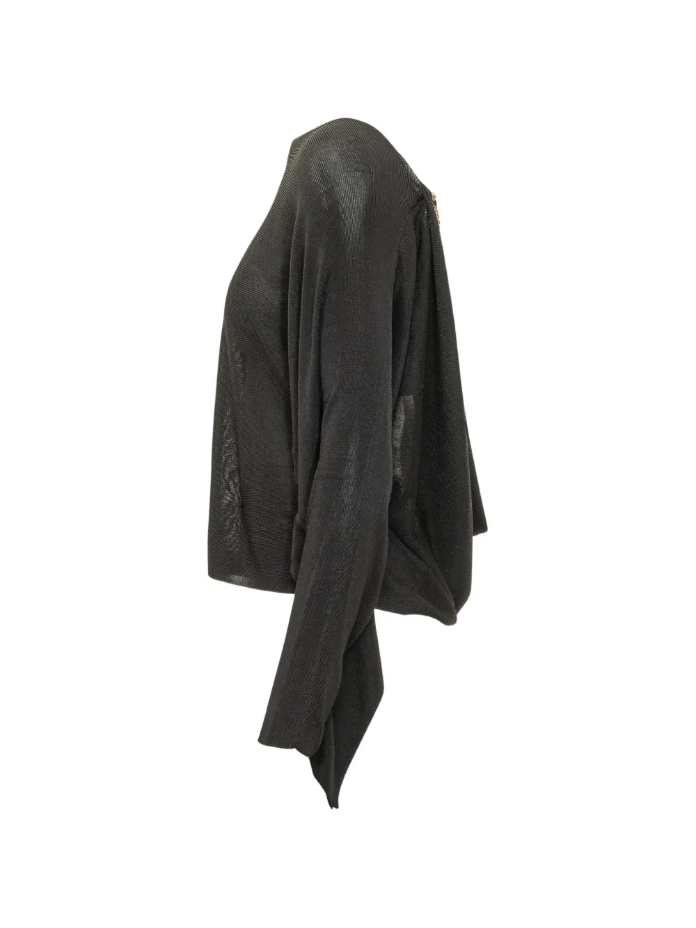 Ba&Sh Sara gedrapeerde trui met schakelketting Zwart